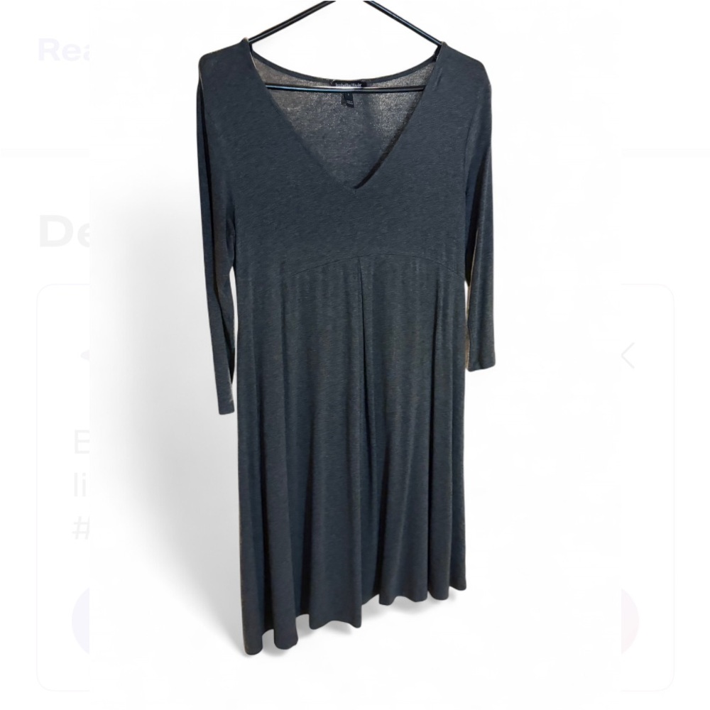Isabella Oliver Charcoal Long Sleeve Dress